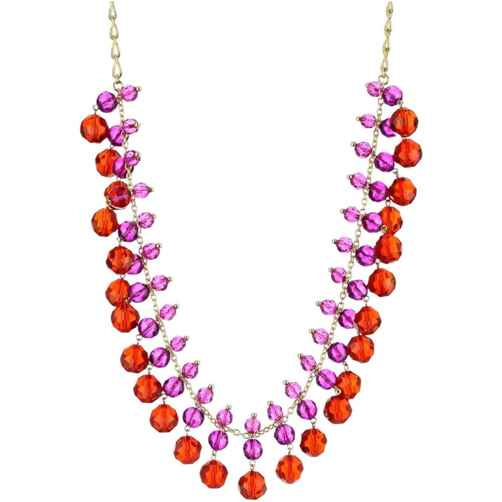 Vintage Kate Spade "On the Ave" Ruby Multi-Color Long Necklace NWT